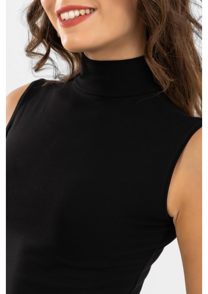 Kadın Pamuklu Balıkçı Yaka BODY 6320 Siyah indirimleri