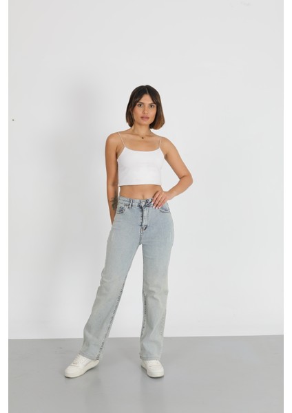 Buz Mavi Palazzo Pantolon fiyatları