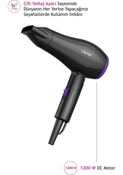 Katlanabilir Mini Saç Kurutma Makinesi, Pratik ve Hızlı Kullanım fiyatları