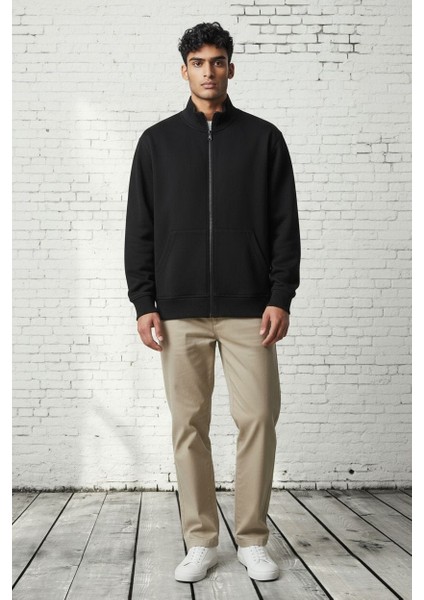 Selanik Örgü Fermuarlı Hırka