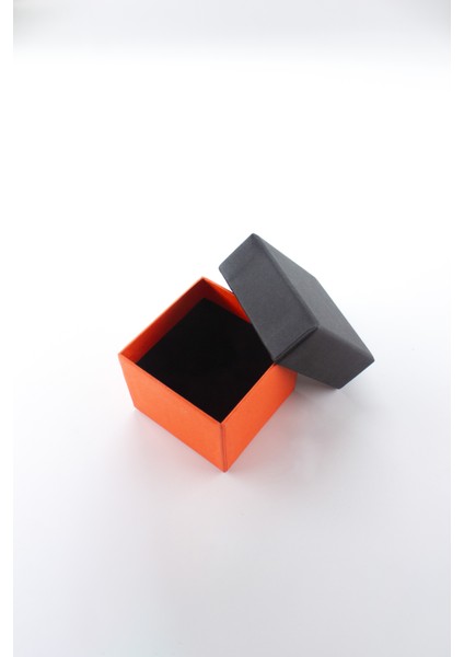 Turuncu Siyah Kutu 6 cm x 6 cm x 5 cm 10 Adet fırsatları