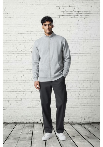 Selanik Örgü Fermuarlı Hırka