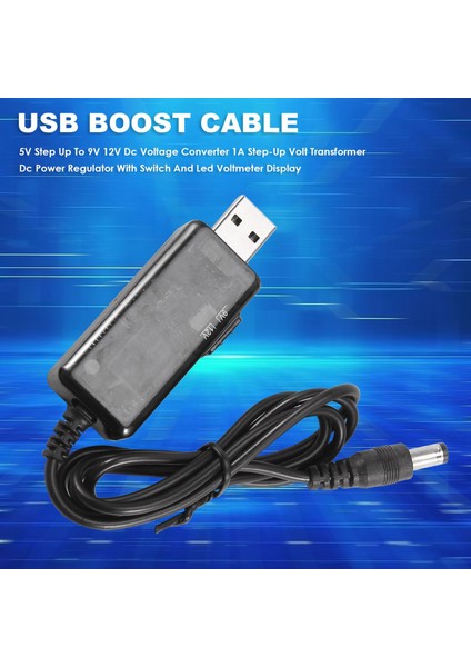 USB Güçlendirme Kablosu 5V 9V'A Kadar Yükseltme 12V Dönüştürücü 1A Yükseltme (Yurt Dışından) fırsatları