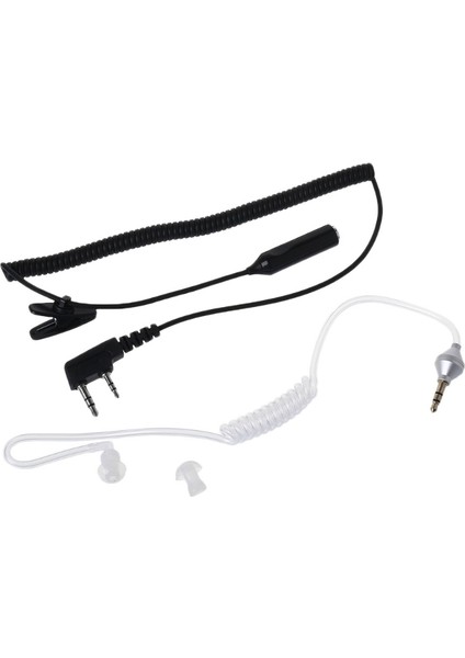 Uv-5r 888S Için 2 Pimli - 3,5 mm Hava Akustik Tüplü Kulaklık (Yurt Dışından)