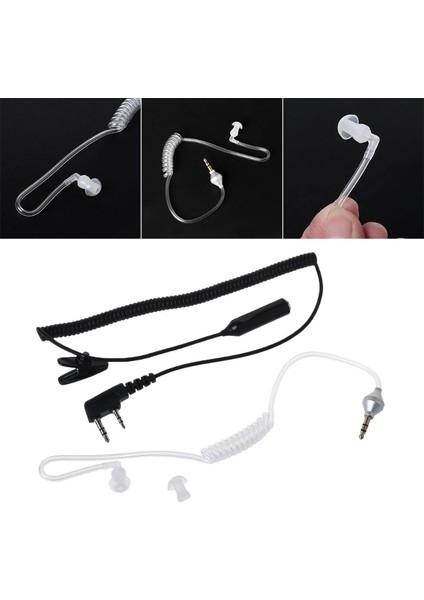 Uv-5r 888S Için 2 Pimli - 3,5 mm Hava Akustik Tüplü Kulaklık (Yurt Dışından) indirimleri