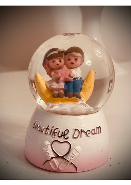 Mini Kar Küresi Işıklı