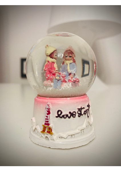 Mini Kar Küresi Işıklı