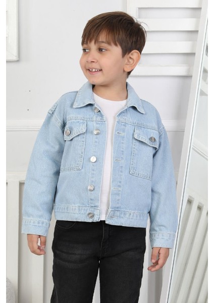 Erkek Çocuk Kot Ceket