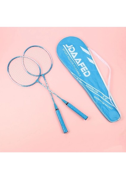 2 Li Badminton Raket Seti - Hafif, Dayanıklı, Taşıma Çantalı NM-8351