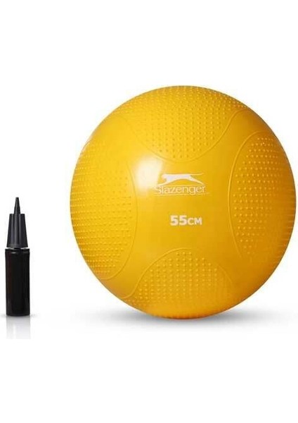 55 cm Anti-Burst Gymball (Pompa Dahil) Unisex Pilates Topu Sarı modelleri