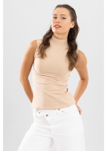 Kadın Pamuklu Balıkçı Yaka BODY 6320 Ten Rengi fiyatları
