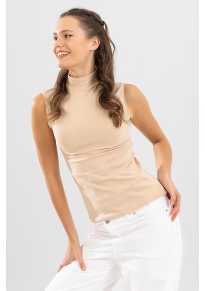 Kadın Pamuklu Balıkçı Yaka BODY 6320 Ten Rengi indirimleri