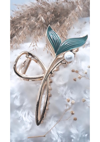 Incili Balık Kuyruğu Figür Metal Mandal Toka indirimleri