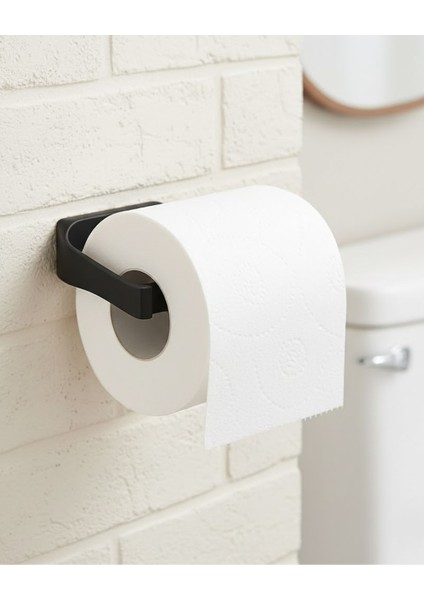 Duvara Monte Siyah Peçetelik Banyo Aksesuarı
