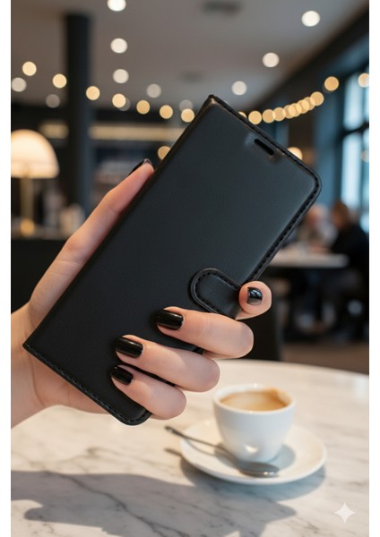 Samsung Galaxy A35 Kılıf Deri Mıkntıslı Kapaklı Standlı Cüzdanlı Kılıf