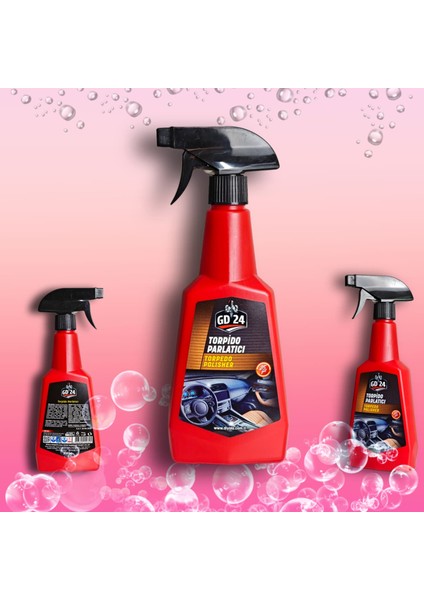 GD24 Torpido & Plastik Yüzey Parlatıcı 500 ml - Derin Temizlik ve Kalıcı Parlaklık - Koruma Katmanı fiyatları