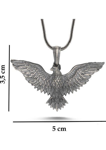 925 Ayar Kartal Figürlü Kolye fiyatları