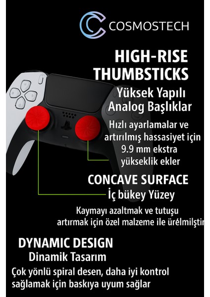 Kontrolfreek Inferno Thumbsticks Ps5 Ps4 – Hassasiyet Artırıcı, Kavrama Güçlendirici, Fps Oyun Performans Aksesuarı modelleri