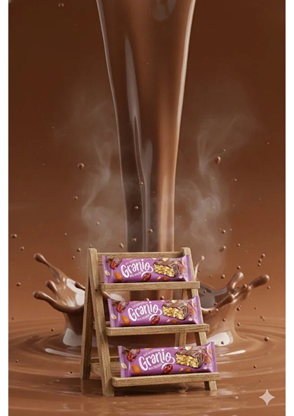 Bademli Hurmalı Sütlü Çikolata Kaplı Bar 40 gr x 12 Adet fiyatları