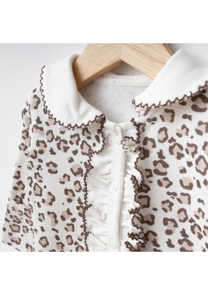 Leopar Desenli Kendinden Eldivenli 3'lü Takım fırsatları