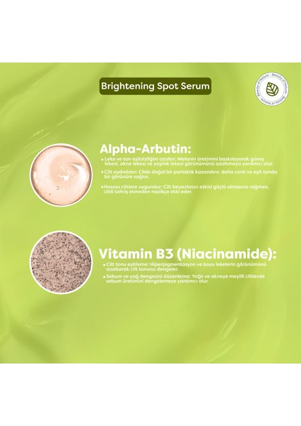 Leke Karşıtı Cilt Aydınlatıcı Serum - Brightening Spot Serum fırsatları