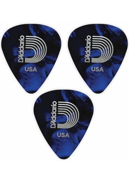 Planet Waves 1cap2-Bl Gitar Pena 3 Adet 0.50 mm Mavi