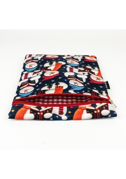 El Yapımı Kitap Okuyan 3D Kardan Adam Kitap ve Tablet Kılıfı (21X27 Cm) modelleri