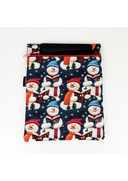 El Yapımı Kitap Okuyan 3D Kardan Adam Kitap ve Tablet Kılıfı (21X27 Cm) fırsatları