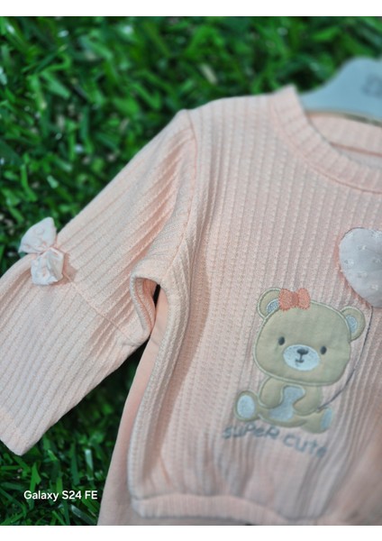 Kız Bebek Uzun Kollu Super Cute Ayıcıklı 2.li Takım fiyatları