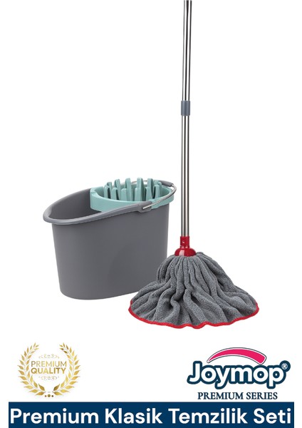 El Clasico Klasik Temizlik Seti – Kendinden Sıkmalı Hazneli 13 Litre Temizlik Kovası