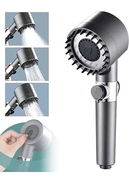 Filtreli Masajlı Duş Başlığı | Su Arıtmalı, Basınç Artırıcı, Kireç Önleyici