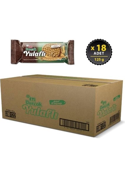 Burçak Yulaflı Bisküvi 125 G x 18 Adet