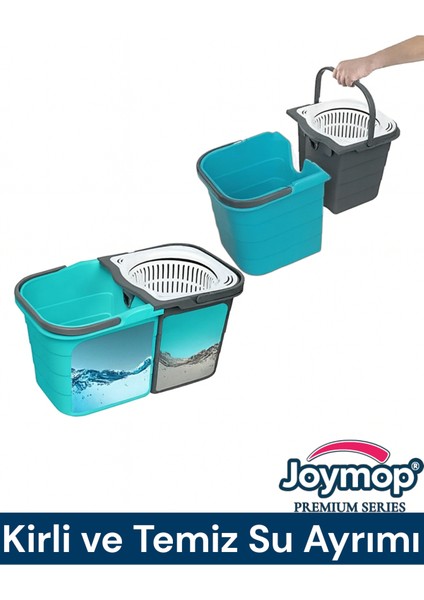 Mop Temiz Su ile Kirli Suyu Ayıran Otomatik Temizlik Seti 19 Lt modelleri