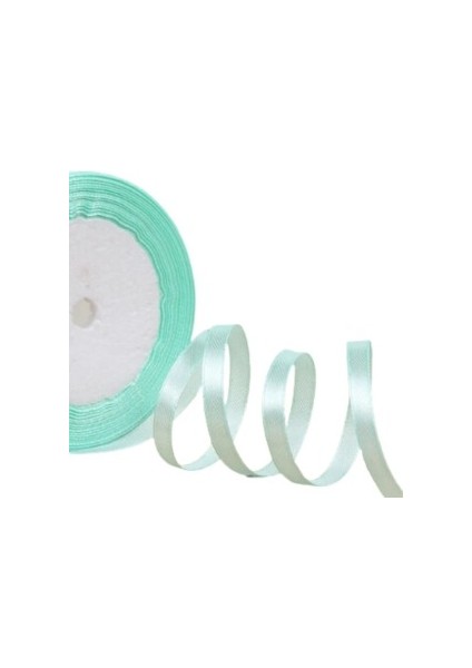 Saten Kurdele 2 cm 10 Metre Turkuaz