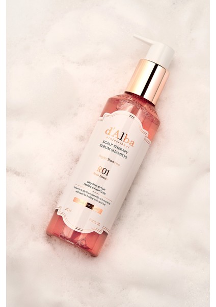 Dalba Professional Repairing Scalp Therapy Serum Shampoo (Rose FREESIA)275ML - Saç Derisi Bakımı Yapan Şampuan indirimleri