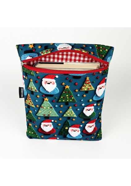 El Yapımı 3D Noel Baba ve Çam Ağacı Kitap ve Tablet Kılıfı (21X27 Cm) fırsatları