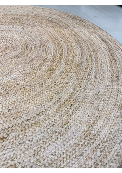 Snugh Yuvarlak Baskı Jüt Halı Makinede Yıkanabilir Çift Taraflı Doğal Jüt Peaceful Living Kilim fırsatları