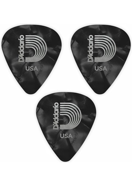 Planet Waves 1cap2-Bk Gitar Pena 3 Adet 0.50 mm Siyah