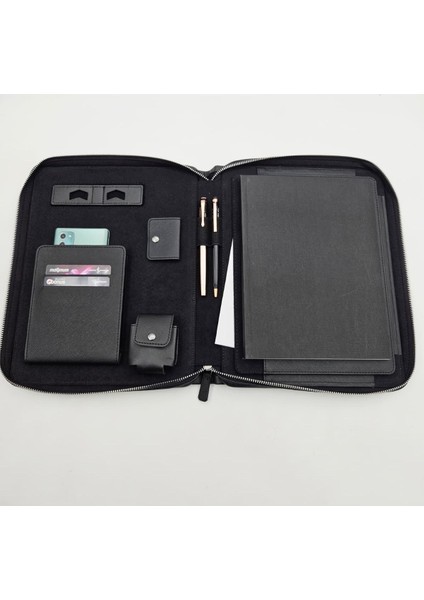 Premium Çok Fonksiyonlu Organizer - Protofolio Sekreterlik Çanta 25X32 cm