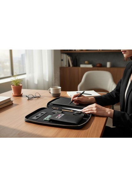 Premium Çok Fonksiyonlu Organizer - Protofolio Sekreterlik Çanta 25X32 cm fiyatları