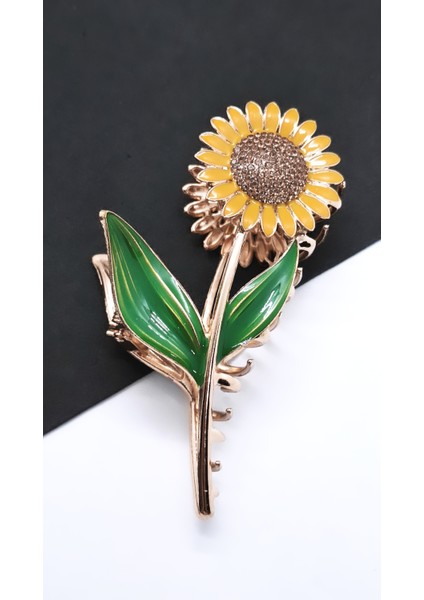 Ayçiçeği Figürlü Metal Mandal Toka fırsatları