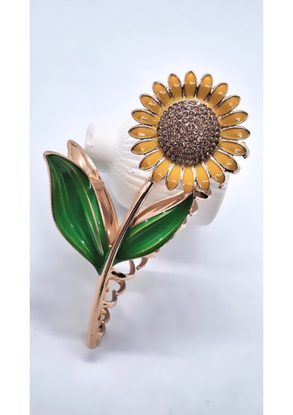 Ayçiçeği Figürlü Metal Mandal Toka indirimleri