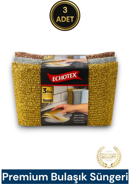 Premium Özel Telli Mikrofiber Bulaşık Süngeri – Ultra Temizlik, Çizmez Doku