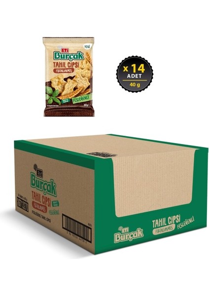 Burçak Fesleğenli Tahıl Cipsi 40 G x 14 Adet fiyatları