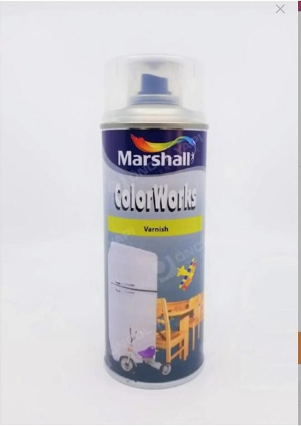 Cw Vernik Sprey Parlak 400 ml | Şeffaf Koruyucu Uv