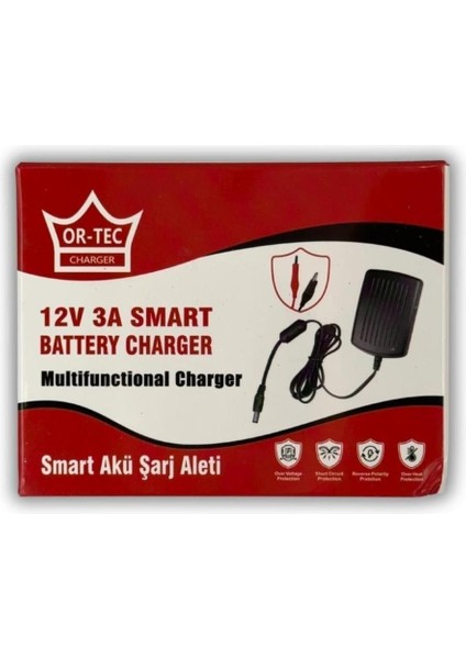 12 Volt 3 A Şarj Cihazı