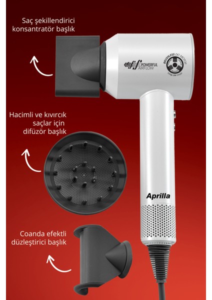 AHD-2160 Düzleştirici ve Şekillendirici Saç Kurutma Makinesi