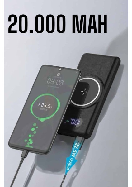 Powerbank Taşınabilir 10.000 Mah Hızlı Şarj Dijital Göstergeli fırsatları
