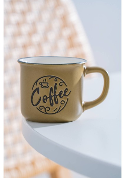 Ruby Porselen Espresso Bardağı Yeşil - 115 ml