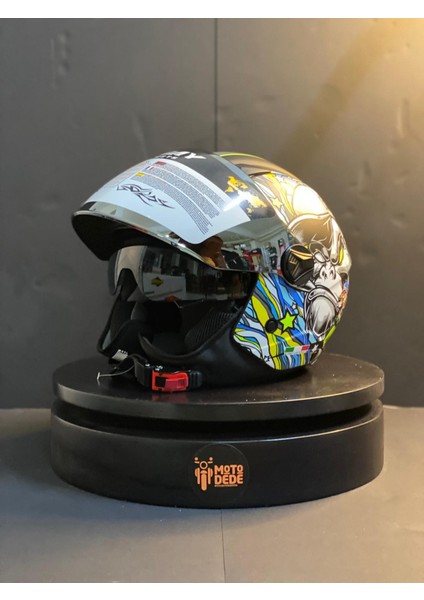 Sw 765 Kong Black Jet (Yarım Açık) Motosiklet Kaskı modelleri